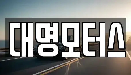 충북 옥천군 군서면 중고차 전문 대명모터스