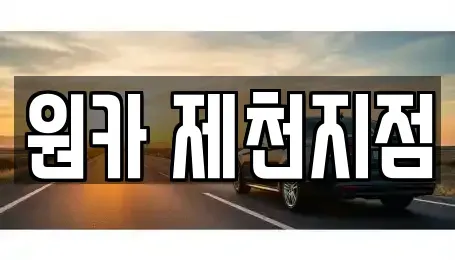 충북 제천시 명동 렌트카 전문 원카 제천지점