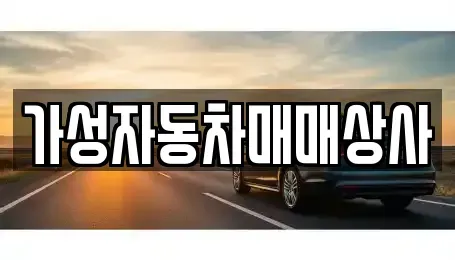 충북 청주시 상당구 용정동 중고차매입 전문 가성자동차매매상사