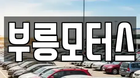 충북 청주시 상당구 용정동 중고차매입 전문 부릉모터스