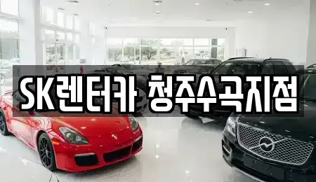 충북 청주시 상당구 탑동 렌트카 전문 SK렌터카 청주수곡지점