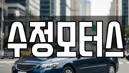 충북 청주시 상당구 평촌동 중고차매매 전문 수정모터스