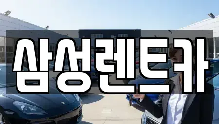 충북 청주시 서원구 모충동 렌트카 전문 삼성렌트카