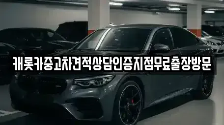 충청남도 공주시 봉정동 중고차 전문 캐롯카중고차견적상담인증지점무료출장방문