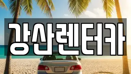 충청남도 천안시 서북구 성정동 단기렌트카 전문 강산렌터카