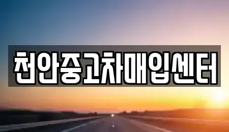 충청남도 천안시 서북구 성정동 중고차매입 전문 천안중고차매입센터