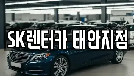 충청남도 태안군 태안읍 장기렌트카 전문 SK렌터카 태안지점