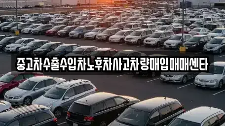 충청남도 태안군 태안읍 중고차매입 전문 중고차수출수입차노후차사고차량매입매매센타