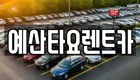 충청남도 홍성군 갈산면 렌트카 전문 예산타요렌트카