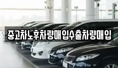 충청북도 괴산군 문광면 중고차매입 전문 중고차노후차량매입수출차량매입