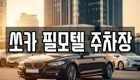 충청북도 제천시 중앙로2가 렌트카 전문 쏘카 필모텔 주차장