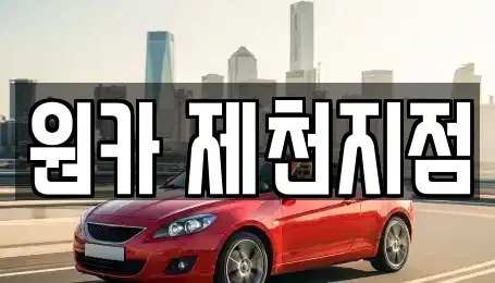 충청북도 제천시 중앙로2가 렌트카 전문 원카 제천지점