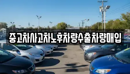 충청북도 청주시 서원구 산남동 중고차매입 전문 중고차사고차노후차량수출차량매입