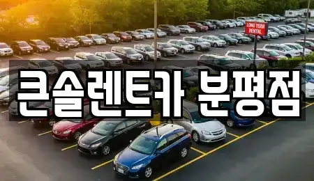충청북도 청주시 서원구 장암동 렌트카 전문 큰솔렌트카 분평점
