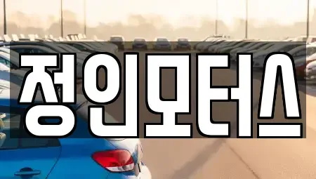 충청북도 청주시 서원구 장암동 중고차매매 전문 정인모터스