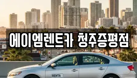 충청북도 청주시 청원구 북이면 렌트카 전문 에이엠렌트카 청주증평점