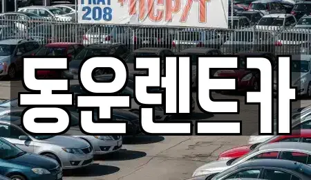 충청북도 청주시 흥덕구 복대동 렌트카 전문 동운렌트카