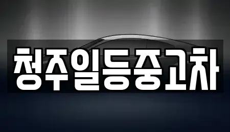 충청북도 청주시 흥덕구 석소동 중고차 전문 청주일등중고차