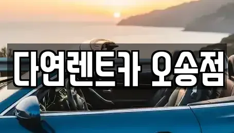 충청북도 청주시 흥덕구 오송읍 단기렌트카 전문 다연렌트카 오송점